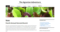 Desktop Screenshot of agrarianadventure.org