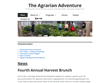 Tablet Screenshot of agrarianadventure.org